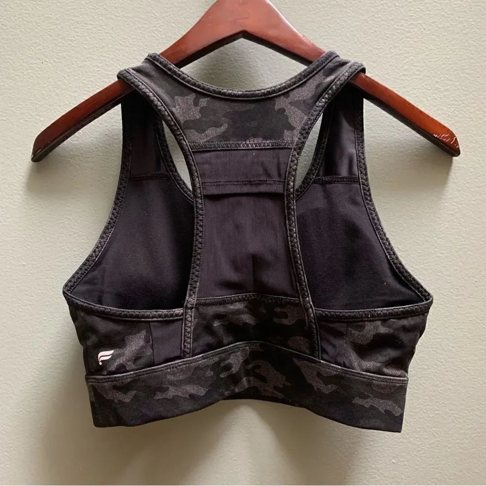 Fabletics Camo Sports Bra Medium - Picture 2 of 2